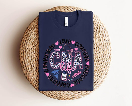 Nurse Life Compassion Love Courage Patience Caffeine Shirt, Registered Nurse Shirt, Funny Nurse Appreciation Top, CNA life Sweatshirt