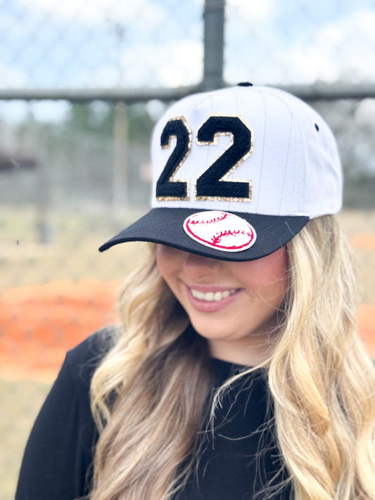 Baseball Mom Hat -  Custon Team Player Number  Gameday Ball Cap