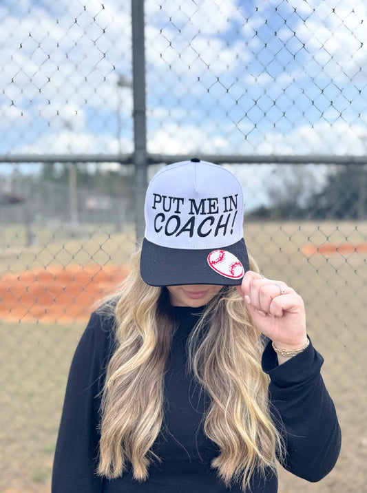 Baseball Mom Hat - Put Me In Coach - Gameday Ball Cap