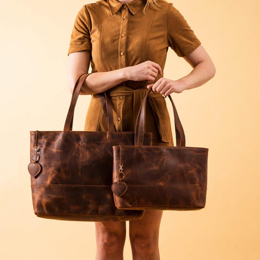 Custom Leather Tote Bag for Women, Personalized Work Tote, Large Leather Shoulder Bag, Monogram Leather Tote, Handmade Leather Bag