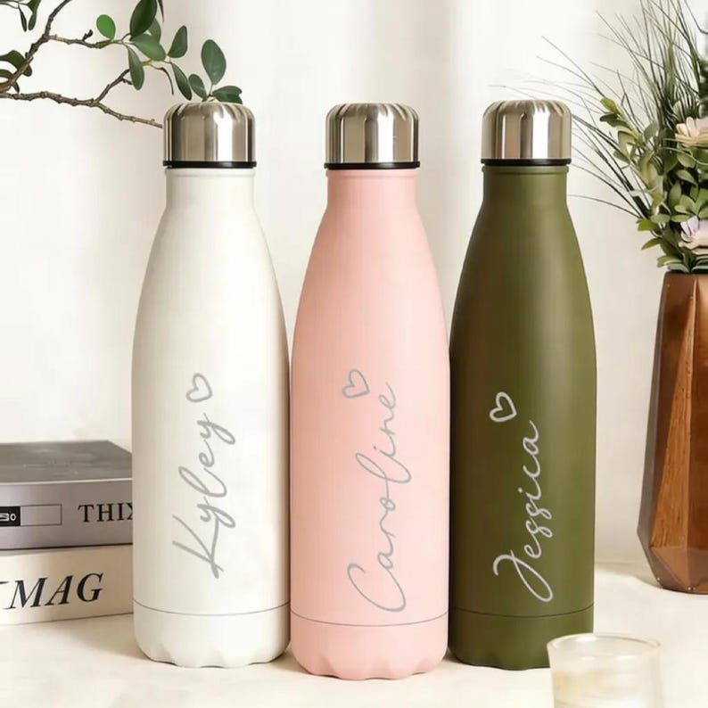 Personalized Insulated Water Bottle,Insulated Stainless Steel Bottle,Bachelorette Party Gift,Travel Tumbler,Mother's Day Gift  2603