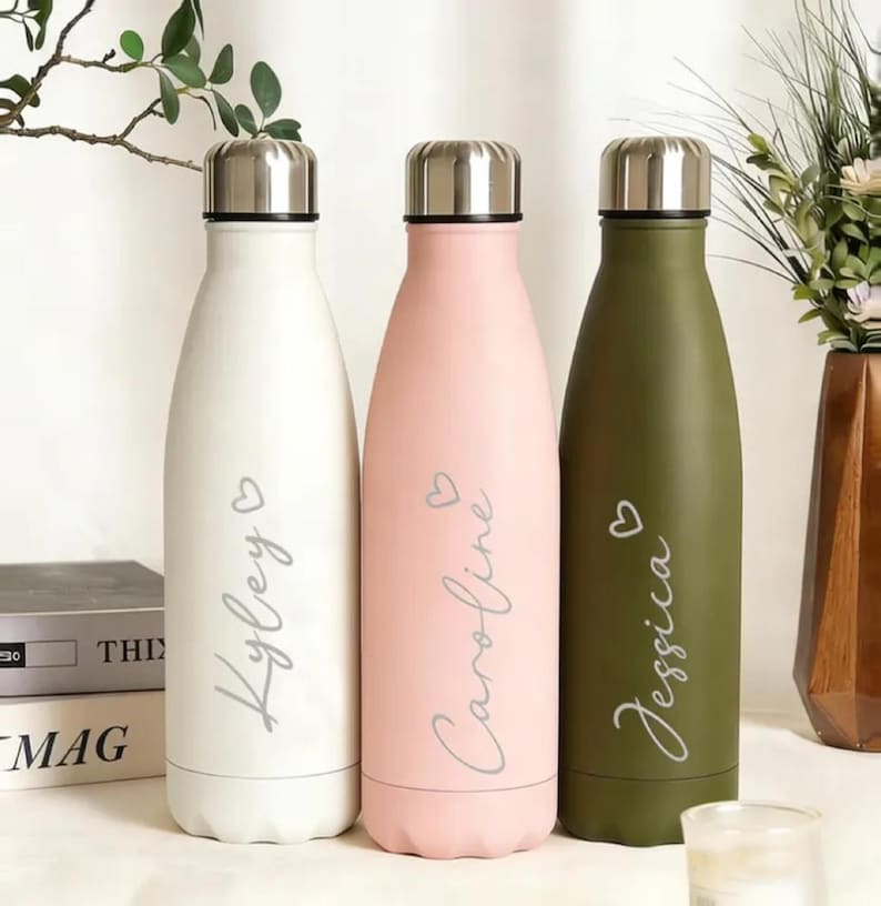 Personalized Insulated Water Bottle,Insulated Stainless Steel Bottle,Bachelorette Party Gift,Travel Tumbler,Mother's Day Gift  2603