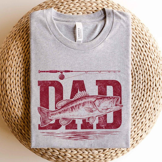 Fishing Dad Shirt for Men, Fish Lover Dad Shirt, Father's Day Gift, Dad Shirts, Outdoor Fishing Dad Graphic Shirt, Gifts for Father's Day