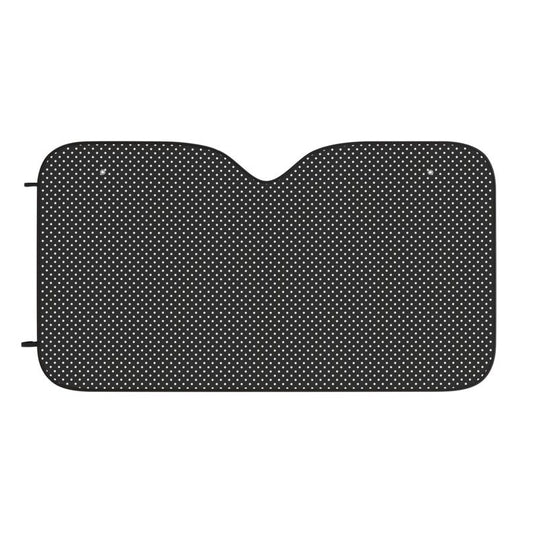 Universal Fit Polka Dot Car Sun Shade — Reflective, Foldable Windshield Sunshade, UV Heat Protector