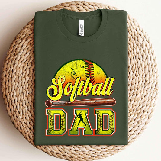 Softball Dad Shirt, Game Day Shirt, Softball Coach Gift, Sports Dad, Gift For Dad, Fathers Day, Dad Birthday Gift, Grandpa Sweatshirt