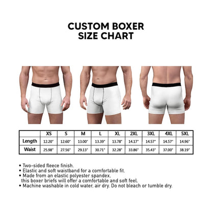 Custom Face Boxer Briefs, Personalized Space Galaxy Underwear, Gift for Boyfriend