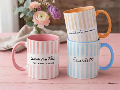 New Mom Mug, Grandma Mug, Pregnancy Announcement Gift, Custom Grandchild Name Coffee Cup, New Parent Gift, Mother's Gift, Future Mom Gift