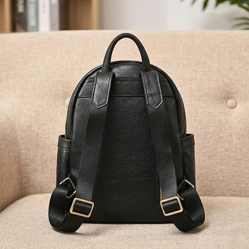 Women’s High End Genuine Leather Backpack Large Capacity Multi Compartment Travel Bag Luxury Handcrafted Tote Stylish Office bag
