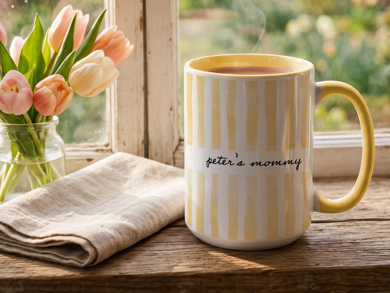 New Mom Mug, Grandma Mug, Pregnancy Announcement Gift, Custom Grandchild Name Coffee Cup, New Parent Gift, Mother's Gift, Future Mom Gift