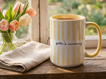 New Mom Mug, Grandma Mug, Pregnancy Announcement Gift, Custom Grandchild Name Coffee Cup, New Parent Gift, Mother's Gift, Future Mom Gift