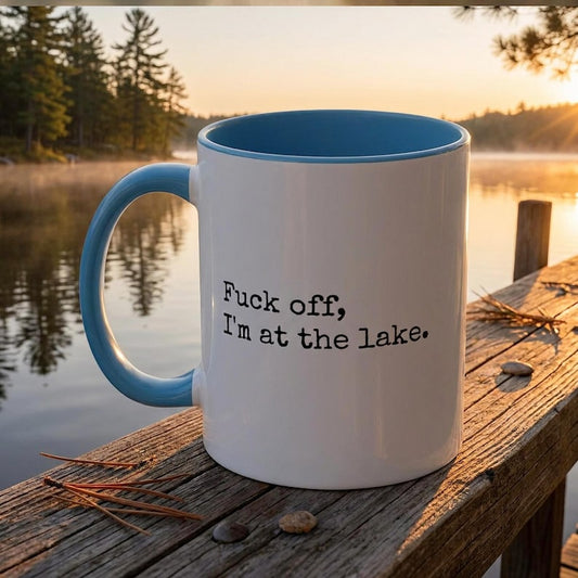 Funny Lake Mug, Sarcastic Lake House Coffee Cup, Lake Lover Gift For Him, Lake House Gift, Funny Fishing Gift, Lake Life Mug, Cabin Gift