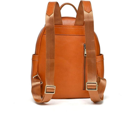 Women’s High End Genuine Leather Backpack Large Capacity Multi Compartment Travel Bag Luxury Handcrafted Tote Stylish Office bag