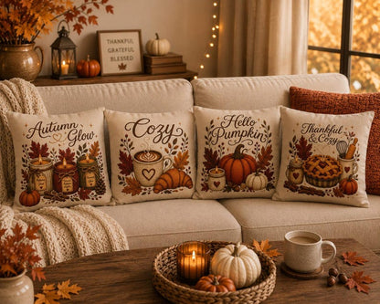Just One More Chapter Pillowcase |Beige Bookish Throw Pillow cover | Cozy Reading Room Decor|Fall decor| Bookish pillowcase| Book lover gift