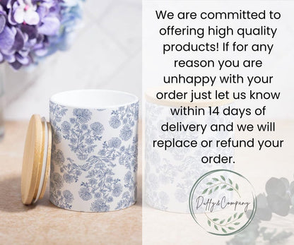 Personalized Birth Flower Candle, Birthday Gift, Coquette Birth Flower, Custom Fragrant Jar Candle Gift, Gift For Mom, Gift For Daughter