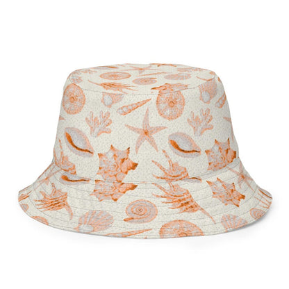 Reversible Bucket Hat Coastal Octopus Hat Beach Sun Hat Ocean Lover Gift Double Sided Hat Fishing Hat Vacation Hat Lucky Levi