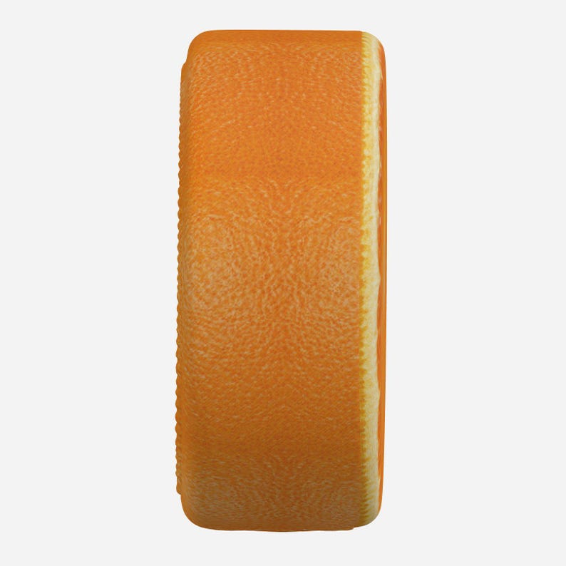 Orange Slice Spare Tire Cover, Waterproof PVC Wheel Protector (14-19 Inch)
