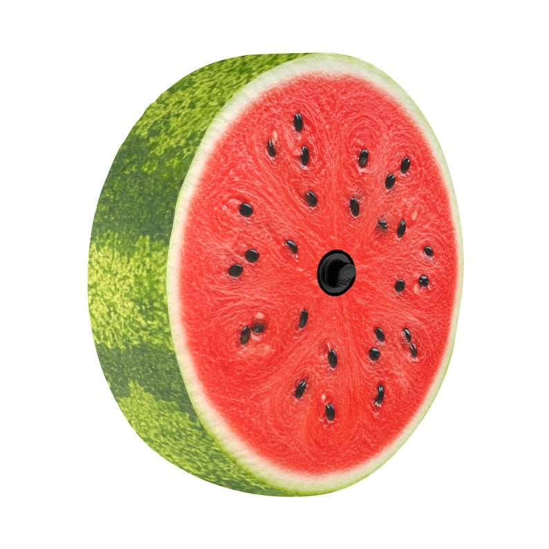 Watermelon Spare Tire Cover, Realistic Summer Jeep Wheel Protector (Backup Camera Hole)