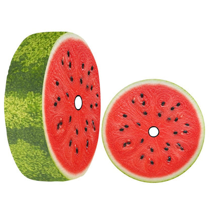 Watermelon Spare Tire Cover, Realistic Summer Jeep Wheel Protector (Backup Camera Hole)