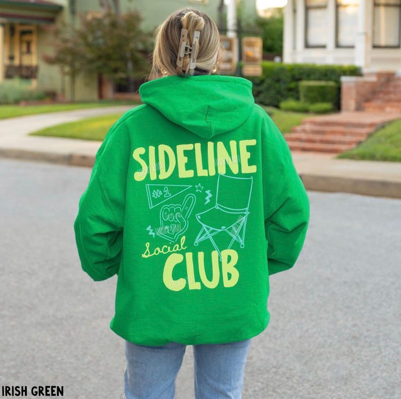Sideline Social Club Hoodie, Baseball Mom Shirt, Game Day Hoodie, Sports Mama, Soccer Mom, Softball Mom, Football Season, Gameday Sweatshirt