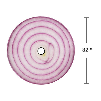 Red Onion Spare Tire Cover – Vegetable Protector for Jeep, SUV, RV (Backup Camera Hole)