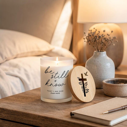 Custom Bible Verse Candle Personalized Christian Gift for Her Scripture Prayer Candle Encouragement Gift Pastor Appreciation Gift Home Decor