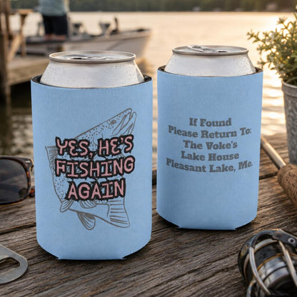 Fishing Wife Tote Bag, Yes He's Fishing Again Tote, Lake Life Bag for Women, Fisherman Wife Gift, Funny Fishing Tote, Beach Lake Weekend Bag