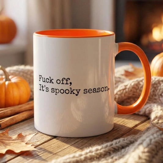 Funny Spooky Season Mug, Sarcastic Halloween Coffee Cup, Funny Halloween Gift For Her, Spooky Season Coffee Mug, Funny Halloween Mug