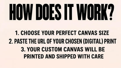 Make a canvas from any listing in my shop