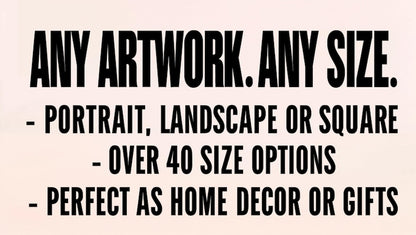 Make a canvas from any listing in my shop
