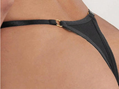 I'd Prefer Not To • Funny Slogan Thong • Minimalist Women's Underwear • Cheeky Knickers