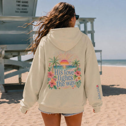Bible Verse Hoodie Christian Women Faith Inspired Pullover Sweatshirt Teen Girl Youth Group Shirt Religious Camp Apparel Jesus Love Theme