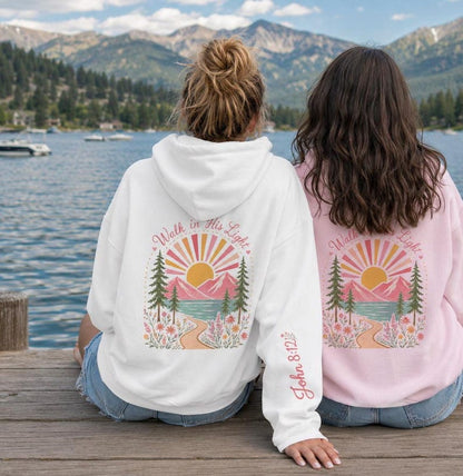 Bible Verse Hoodie Christian Sweatshirt Teen Girl Youth Camp Faith Clothing Inspirational Gift Teenage Daughter Spiritual Wear Scripture