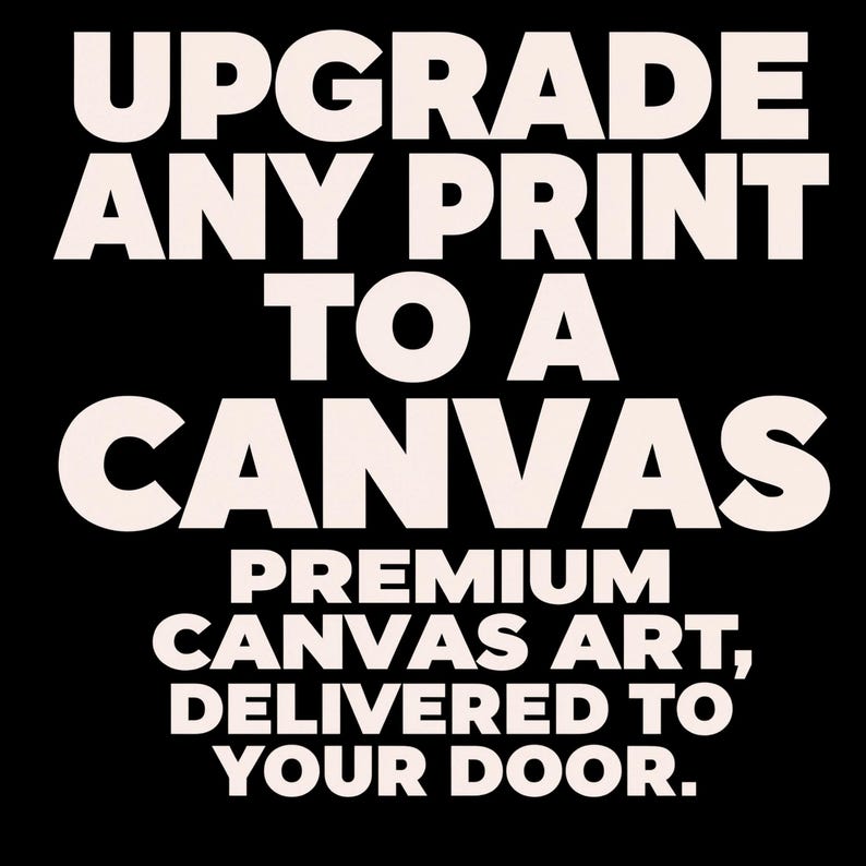 Make a canvas from any listing in my shop