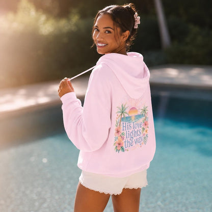 Bible Verse Hoodie Christian Women Faith Inspired Pullover Sweatshirt Teen Girl Youth Group Shirt Religious Camp Apparel Jesus Love Theme