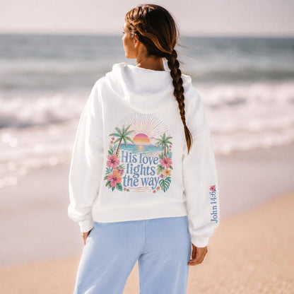 Bible Verse Hoodie Christian Women Faith Inspired Pullover Sweatshirt Teen Girl Youth Group Shirt Religious Camp Apparel Jesus Love Theme