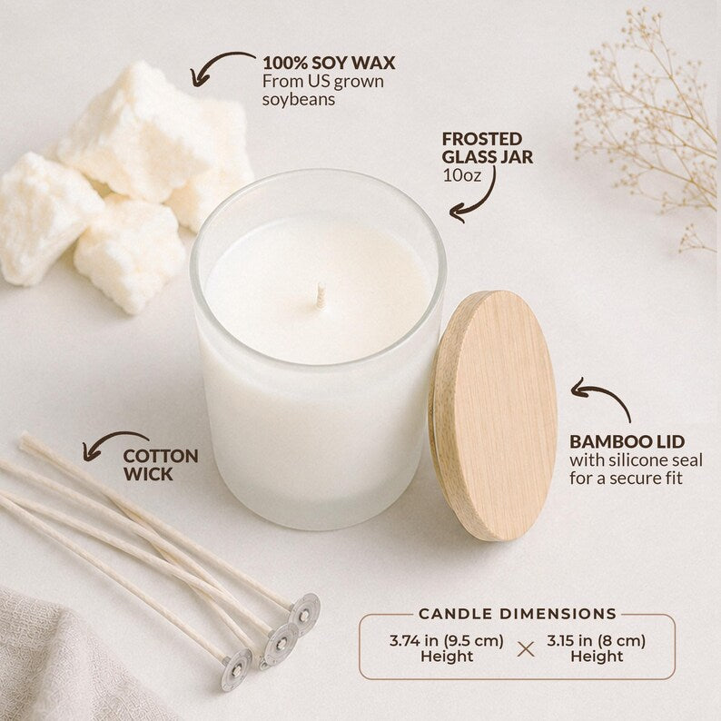 Personalized Housewarming Gift | New Home Candle | Custom First Home Present for Neighbor, Realtor Closing Gift