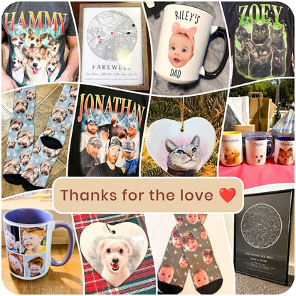 Personalized Pet Photo Tumbler, Custom Photo Insulated Tumbler 20oz with Many Faces, Travel Mug, Pet Gift
