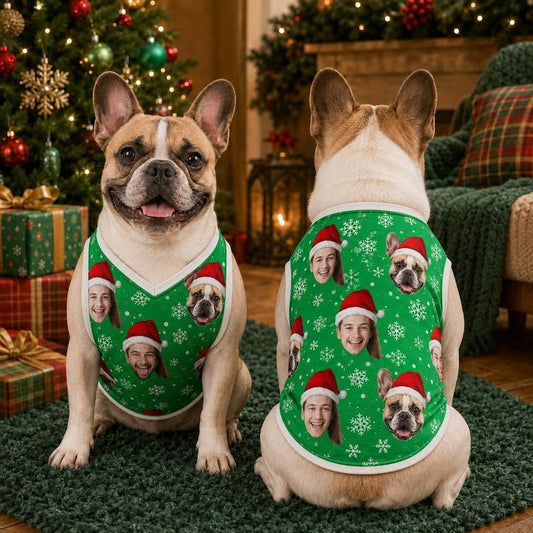 Personalized Christmas Pet Jersey, Custom Face Dog Shirt, Portrait Ugly Christmas Dog Shirt, Xmas Dog Outfit, Pet Christmas Clothes