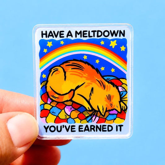 Funny Cat Magnet Sarcastic Gift Idea Funny Fridge Decor Kitchen Humor Cat Lover Gift Quirky Office Decor Desk Humor Hilarious Quote Magnet