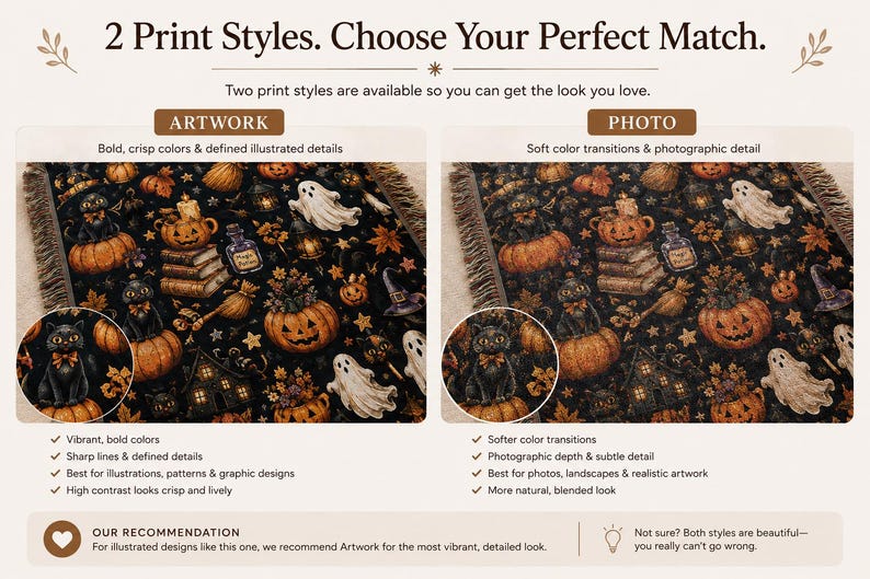 Halloween Woven Blanket Gothic Autumn Throw Cozy Fall Blanket Black Cat Ghost Pumpkin Decor Witchy Home Gift