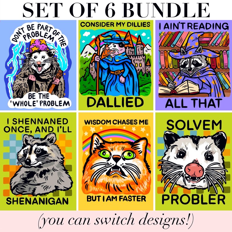 Funny Magnet Reading Humor Fridge Decor Cubicle Raccoon Themed Gift Reading Teacher Magnet Goofy Office Decor Quirky Home Sarcastic Humor