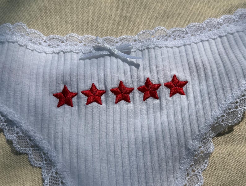 Embroidered Bridal Thong, Personalized Bride Lingerie, Custom Name Underwear, Bachelorette Gift, Wedding Gift for Her