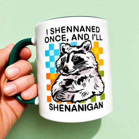 Trash Panda Mug Funny Raccoon Gift Racoon Coffee Cup Hilarious Raccoon Themed Gift Coworker Sarcastic Mug Unhinged Weird White Elephant Gift