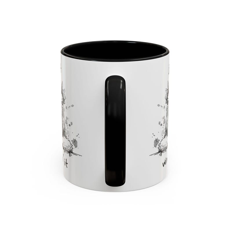 Just Wingin It Mug, Funny Chicken Coffee Mug, Sarcastic Coffee Mug, Funny Gift for Coworker, Tired Chicken Mug, Funny Morning Mug
