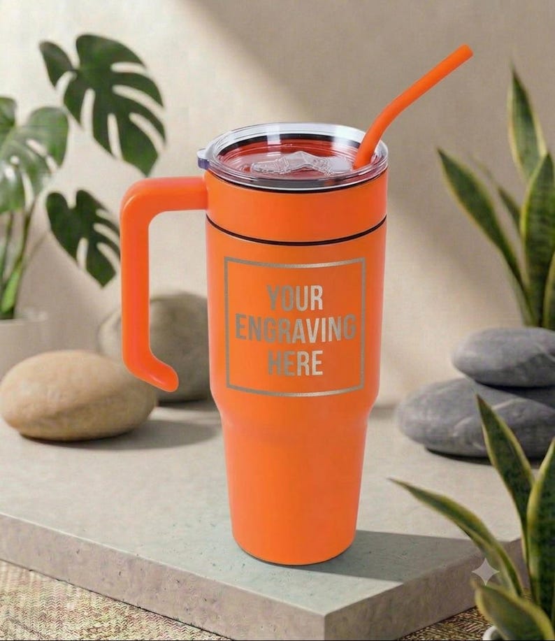 30oz Personalized Stainless Steel Tumbler