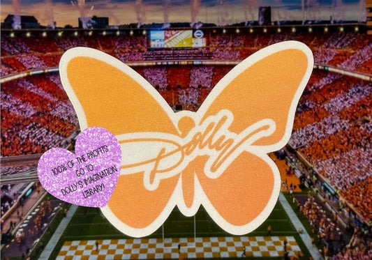 Dolly Helmet Sticker | All Profits to Imagination Library | Parton Football Vinyl Decal