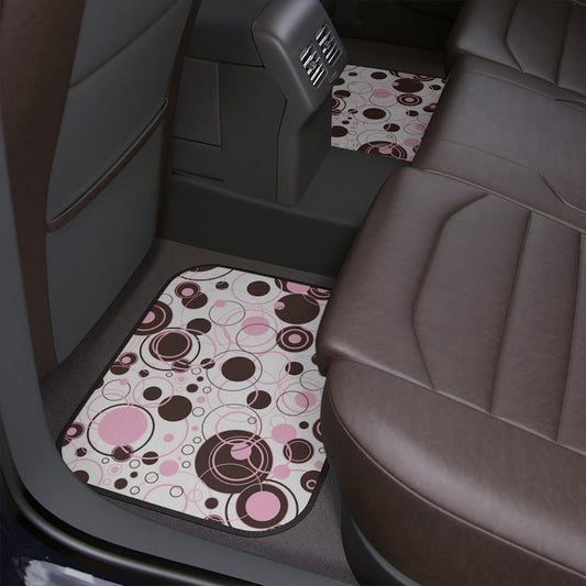 Universal Fit Y2K Circles Car Mats Auto Accessories Set of 4 or 2