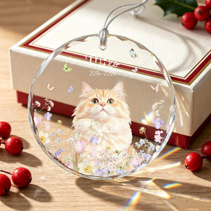 Custom Pet Ornament, Pet Photo Ornament, Cat Ornmant, Dog Ornament, Memorial Gifts Dog Mom Gift, Christmas Gifts for Pet, Pet Portrait Gifts