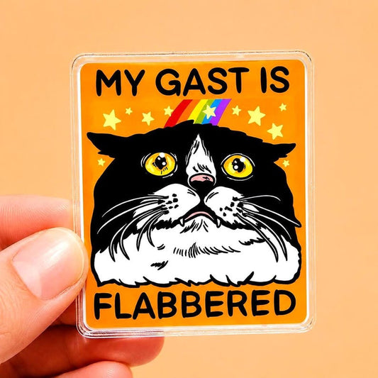 Funny Cat Magnet Motivational Sarcastic Gift for Her Humor Gift for Him Funny Fridge Magnet Unhinged Dad Joke Decor Quirky Goofy Weird
