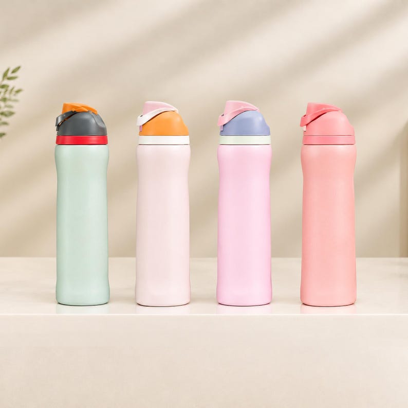 Personalized Water Bottle, Insulated Tumbler, Stainless Steel bottles, Bridesmaid Tumblers, Travel Gift, Custom Name Engraved FF1604